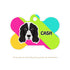 Taggie, Cocker Spaniel (B/W) Dog Tag, Bone