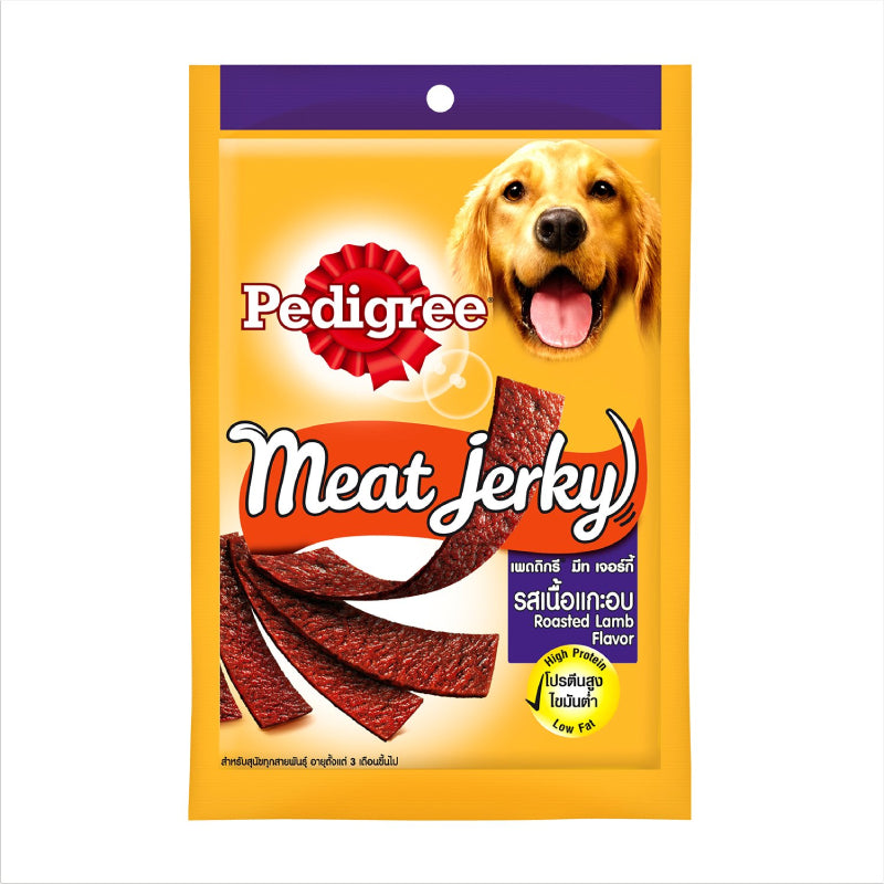 Pedigree Adult Dog Treats Meat Jerky Roasted Lamb, 80 g