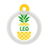 Taggie, Pineapple Pet Tag, Circle