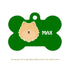 Taggie, Pomernian Dog Tag, Bone