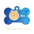 Taggie, Pomernian Dog Tag, Bone