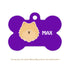 Taggie, Pomernian Dog Tag, Bone