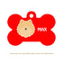 Taggie, Pomernian Dog Tag, Bone