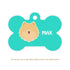 Taggie, Pomernian Dog Tag, Bone