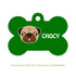 Taggie, Pug Dog Tag, Bone