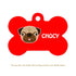 Taggie, Pug Dog Tag, Bone