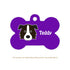 Taggie, Border Collie Dog Tag, Circle