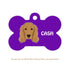 Taggie, Cocker Spaniel Dog Tag, Bone