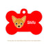Taggie, Chihuahua Dog Tag, Bone
