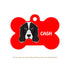 Taggie, Cocker Spaniel (B/W) Dog Tag, Bone