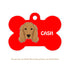 Taggie, Cocker Spaniel Dog Tag, Bone