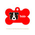 Taggie, Border Collie Dog Tag, Circle