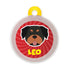 Taggie, Rottweiler Dog Tag, Circle