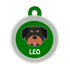 Taggie, Rottweiler Dog Tag, Circle