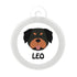 Taggie, Rottweiler Dog Tag, Circle