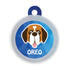 Taggie, Saint Bernard Dog Tag, Circle