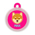 Taggie, Shiba Dog Tag, Circle