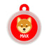 Taggie, Shiba Dog Tag, Circle