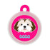 Taggie, Shih Tzu (Flaticon) Dog Tag, Circle