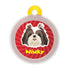 Taggie, Shih Tzu (Long Hair) Dog Tag, Circle