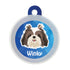 Taggie, Shih Tzu (Long Hair) Dog Tag, Circle