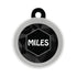 Taggie, Black Geometroholic Pet Tag, Circle