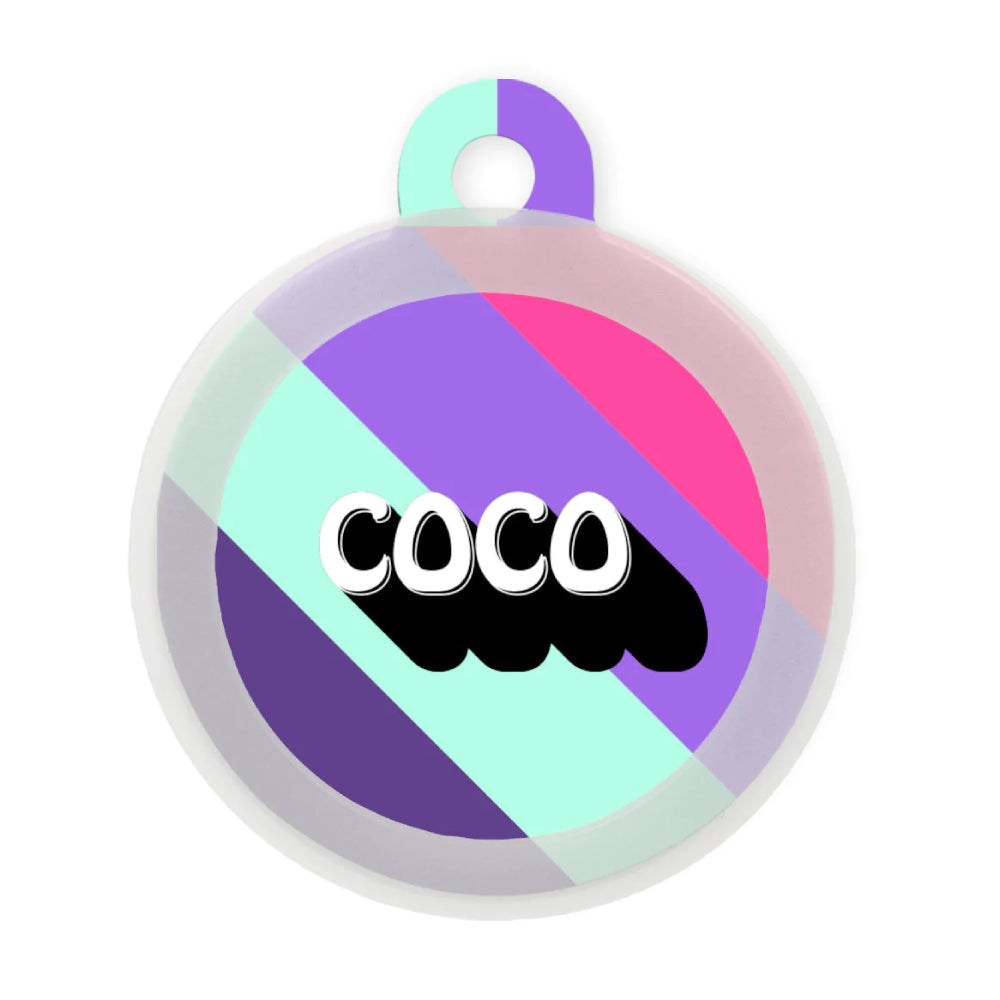 Taggie, Everything Lovely Pet Tag, Circle