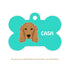 Taggie, Cocker Spaniel Dog Tag, Bone