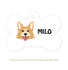 Taggie, Welsh Corgi Dog Tag, Bone