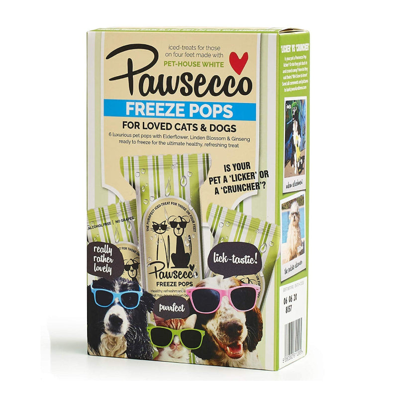 Woof & Brew Pawsecco Freeze Pops Cat and Dog Treat, 50 ml x 6 pcs