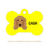 Taggie, Cocker Spaniel Dog Tag, Bone