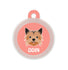 Taggie, Yorkhire Terrier Dog Tag, Circle