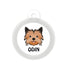 Taggie, Yorkhire Terrier Dog Tag, Circle