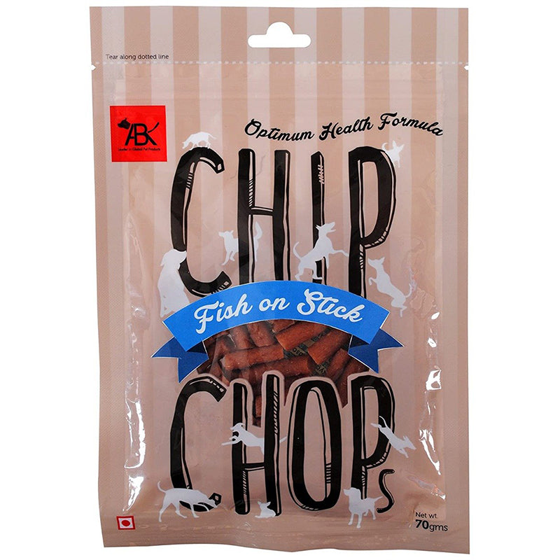 Chip Chops Dog Treats with Fish On Stick