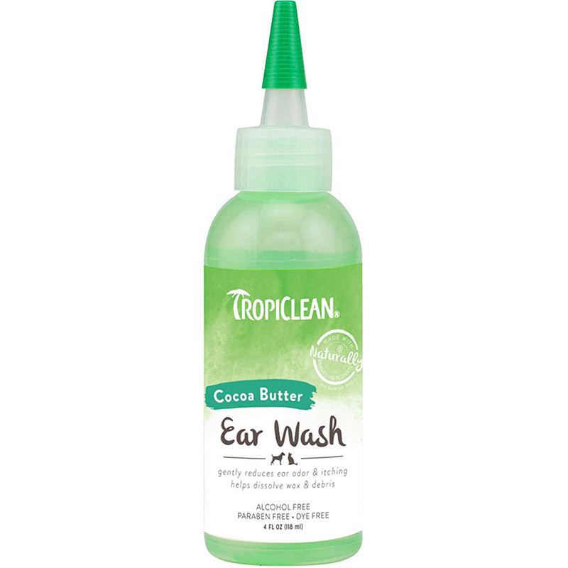 Tropiclean Alcohol-Free Ear Wash for Pets, 118 ml