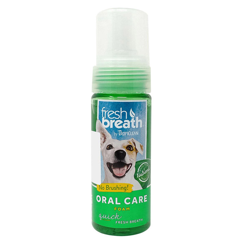 Tropiclean Fresh Breath Mint Foam, 133 ml