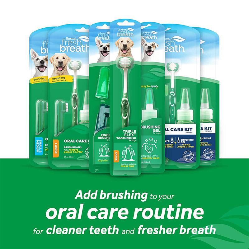 Tropiclean Fresh Breath Oral Care Traditional Kit For Dog