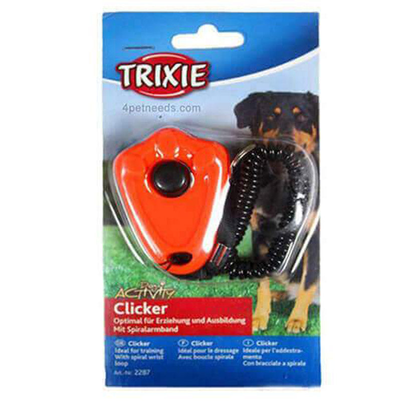 Trixie Clicker with Spiral Wrist Loop, 6 cm