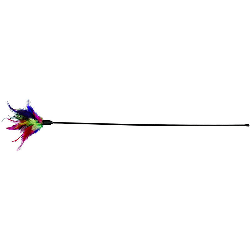 Trixie Playing Rod with Feathers, 50 cm