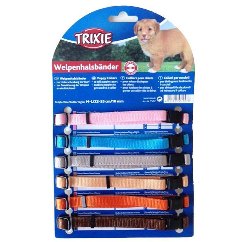 Trixie Puppy Collars,17-25 cm/10 mm (Set of 6)