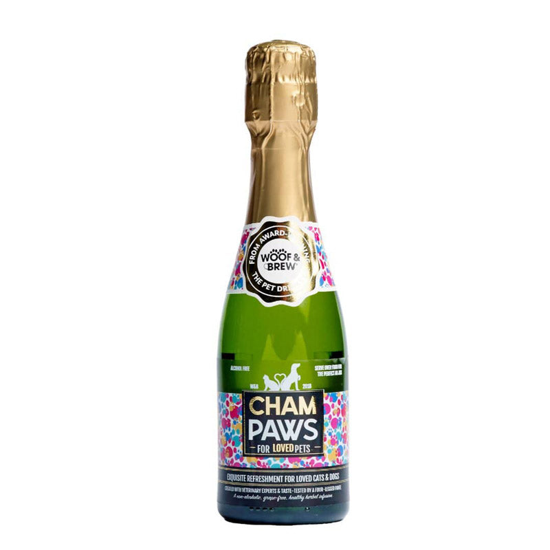 Woof & Brew Cham Paws Champagne for Cats and Dogs