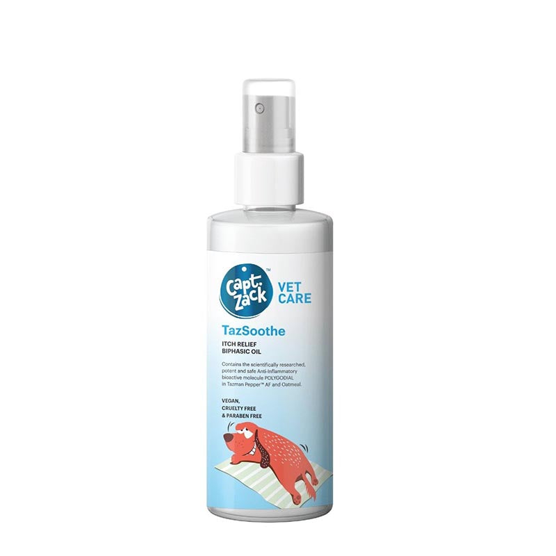 Captain Zack Vet Care - TazSoothe Itch Relief Biphasic Oil for Dogs