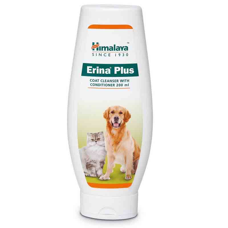 Himalaya Erina Plus Coat Cleanser with Conditioner for Pets, 200 ml