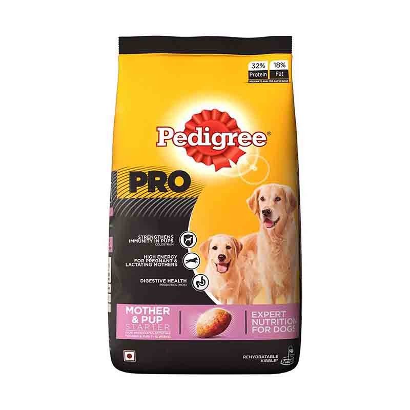 Pedigree PRO Expert Nutrition Starter for Lactating/Pregnant Mother and Pup (3-12 Weeks), Dry Dog Food