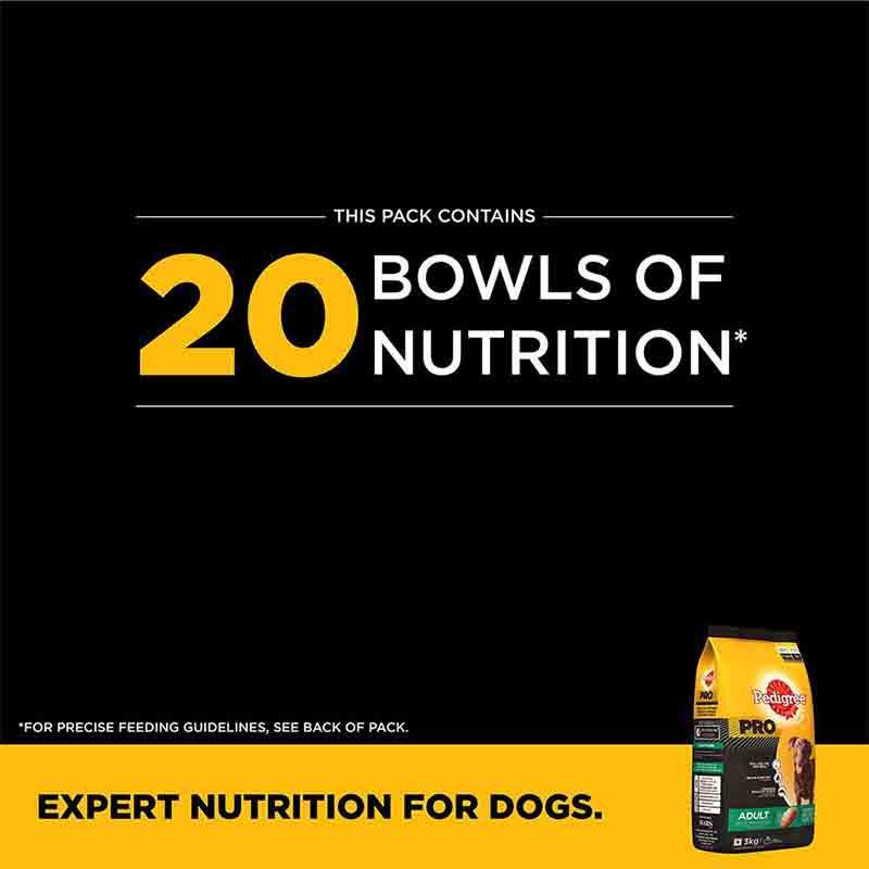 Pedigree PRO Expert Nutrition for Adult Dogs (2 Yrs +) Weight Management, Dry Dog Food