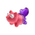 GiGwi Suppa Puppa Fox Dog Toy, Pink/Purple, Small