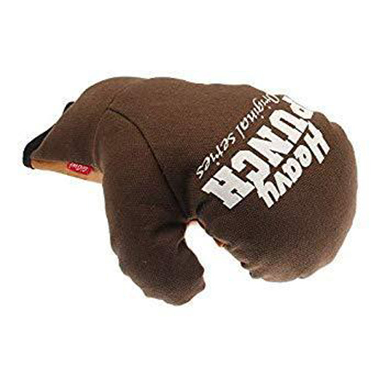 GiGwi Heavy Punch Boxing Glove Dog Toy With Squeaker, Canvas/Leatherette/Cotton Rope, Large
