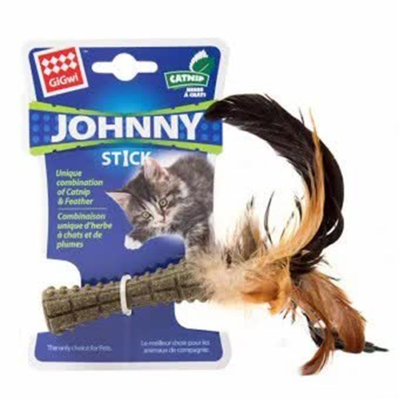 GiGwi Catnip Johnny Stick Cat Toy